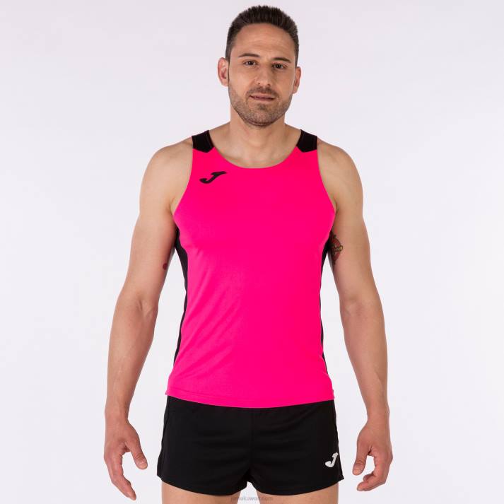 Joma 82P4R818 نيون وردي أسود أعلى سجل للدبابات الثاني رجال