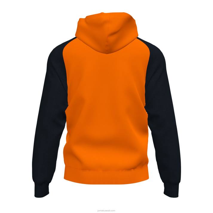 Joma 82P4R823 برتقالي أسود أكاديمية جاكيت مقنع رابعًا رجال