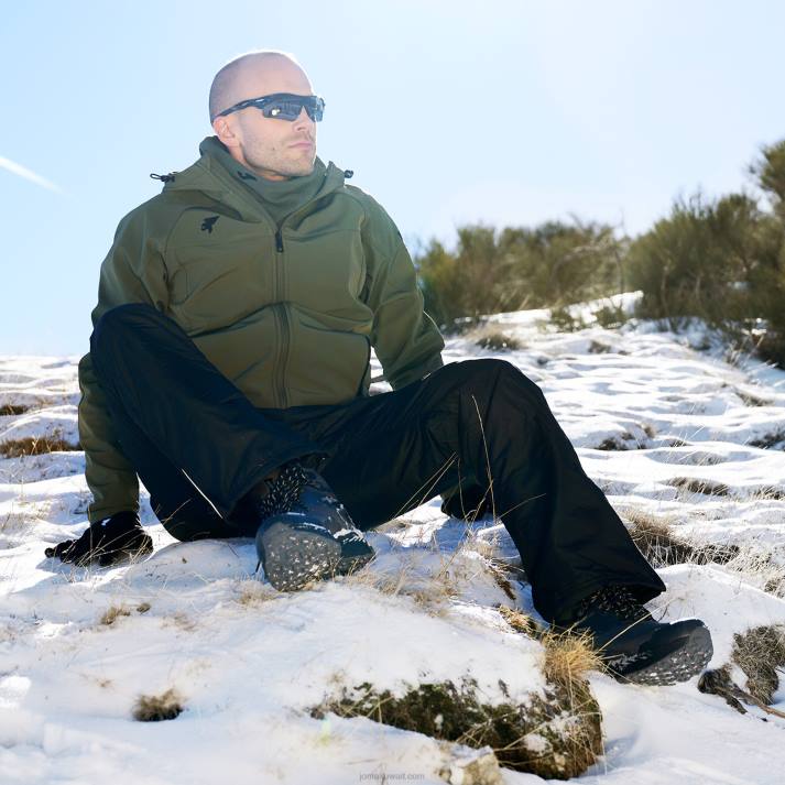 Joma 82P4R827 أسود السراويل الطويلة سيرفينو رجال