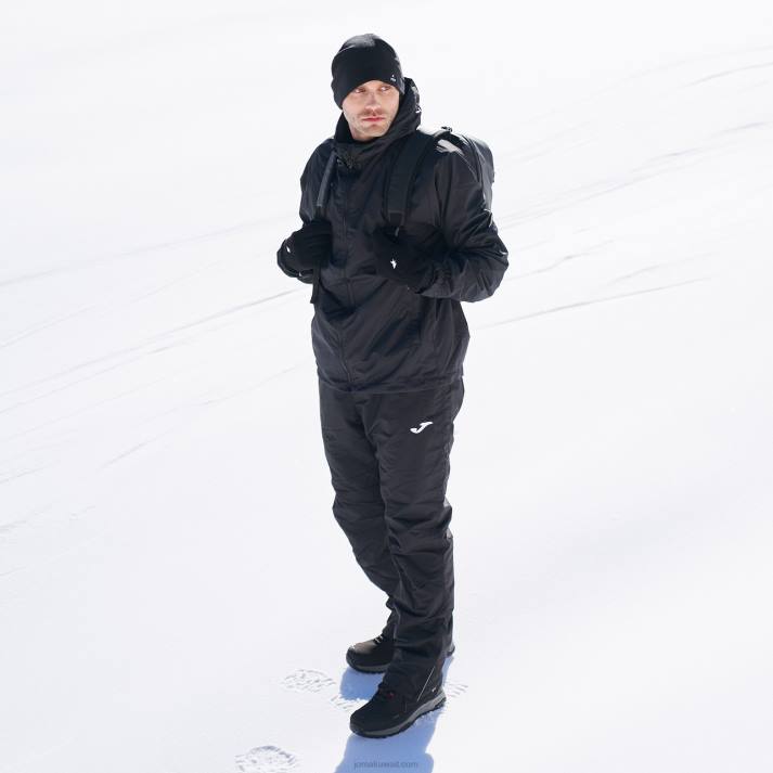 Joma 82P4R827 أسود السراويل الطويلة سيرفينو رجال