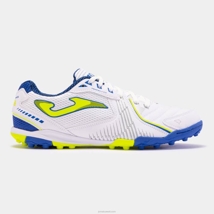 Joma 82P4R82 ابيض ازرق حذاء كرة القدم المراوغة 23 العشب