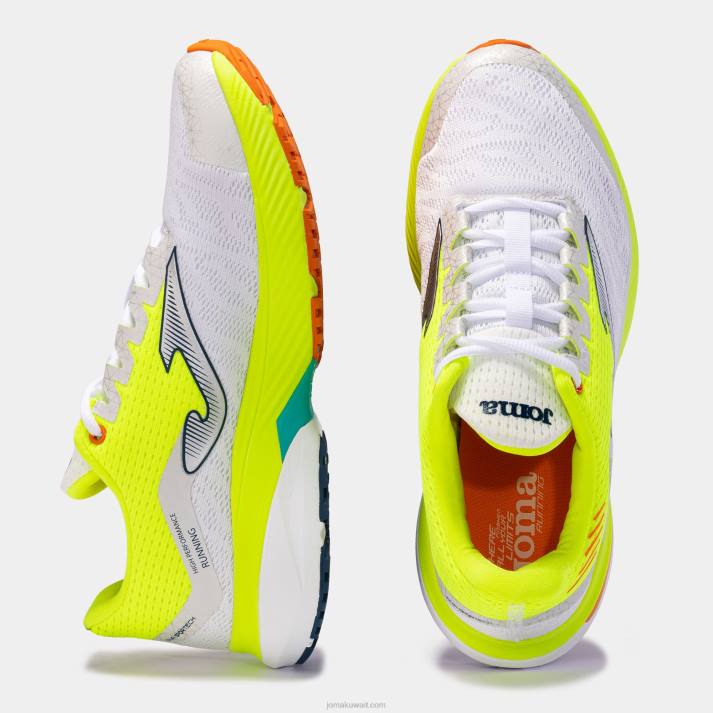 Joma 82P4R857 أبيض أصفر فلوري حذاء الجري التيتانيوم 23 رجال