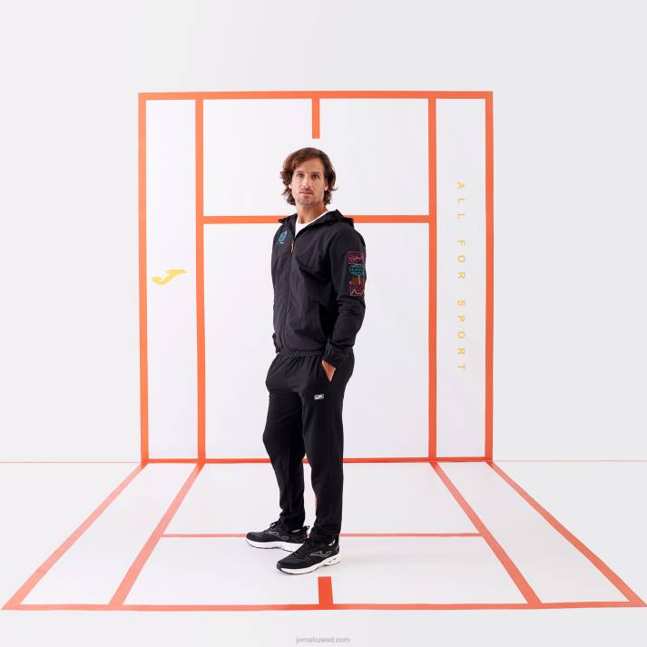 Joma 82P4R876 أسود لونغز سروال الشارع الحضري رجال