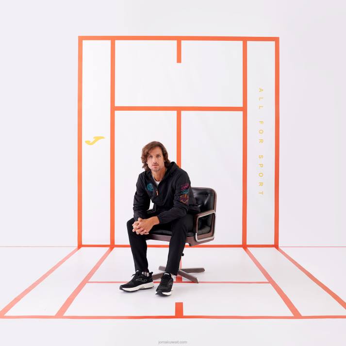 Joma 82P4R876 أسود لونغز سروال الشارع الحضري رجال