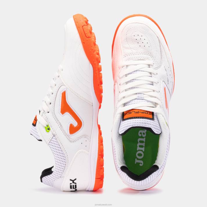 Joma 82P4R895 أبيض أخضر حذاء كرة القدم توب فليكس 23 تيرف