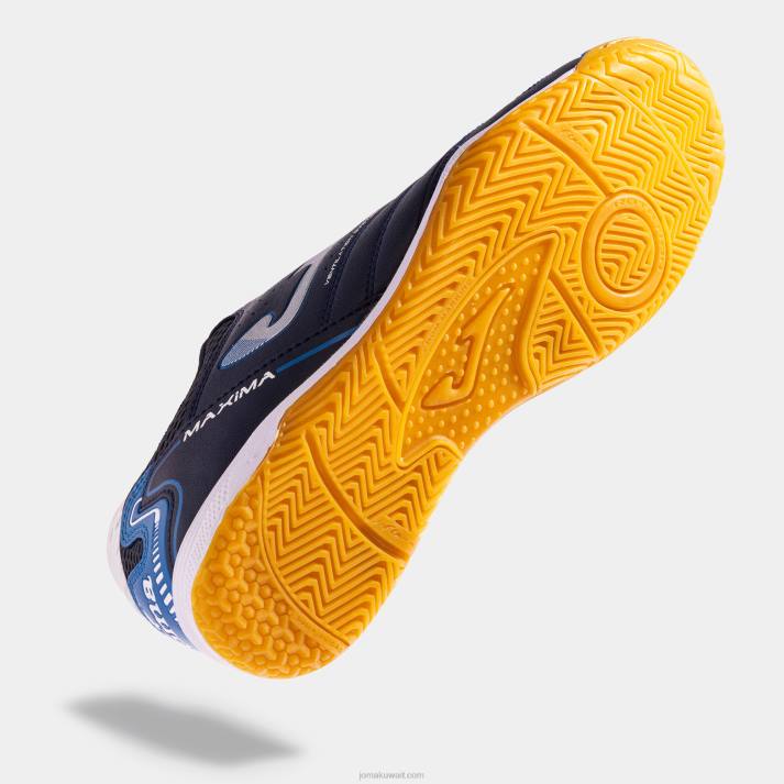 Joma 82P4R907 الأزرق الداكن الأزرق الملكي حذاء كرة الصالات مكسيما 23 داخلي