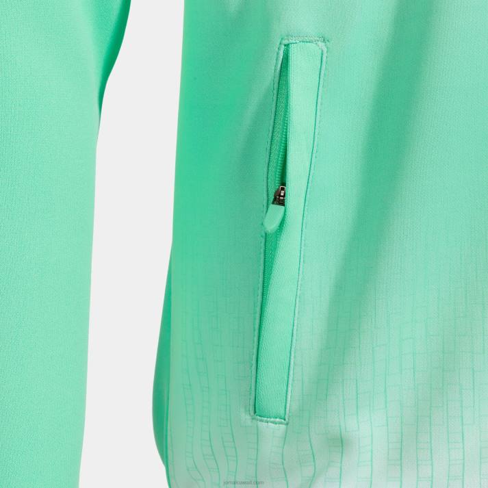 Joma 82P4R915 أبيض أخضر جاكيت بغطاء رأس Tiger v رجال