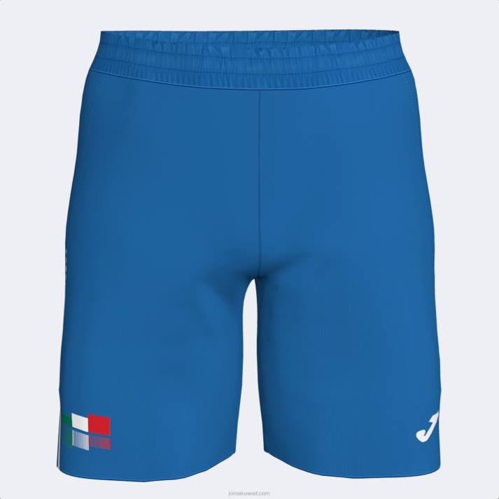 Joma 82P4R926 الأزرق الملكي شورت الاتحاد الايطالى للتنس