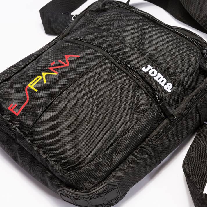 Joma 82P4R927 أسود حقيبة الكتف الترفيهية اللجنة الأولمبية الإسبانية