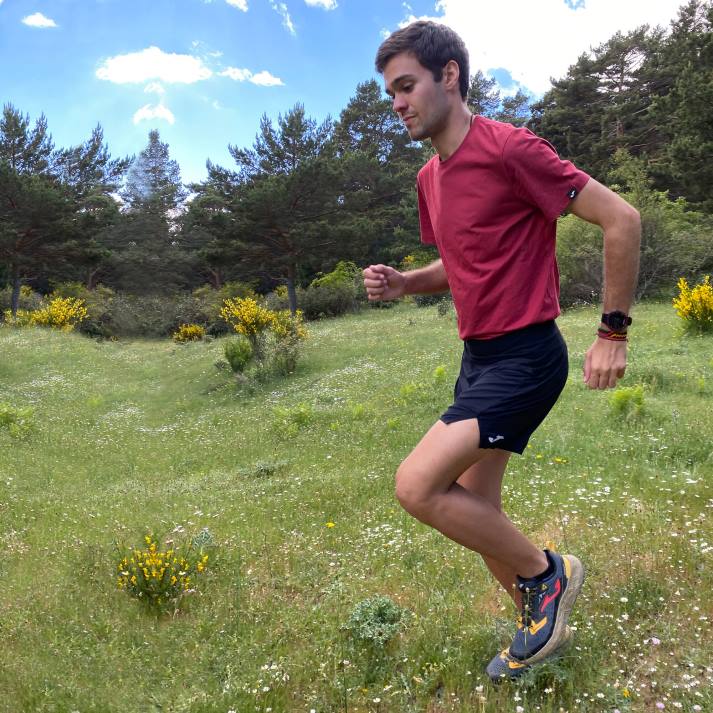 Joma 82P4R941 بورجوندي قميص قصير الاكمام صحراوي رجال