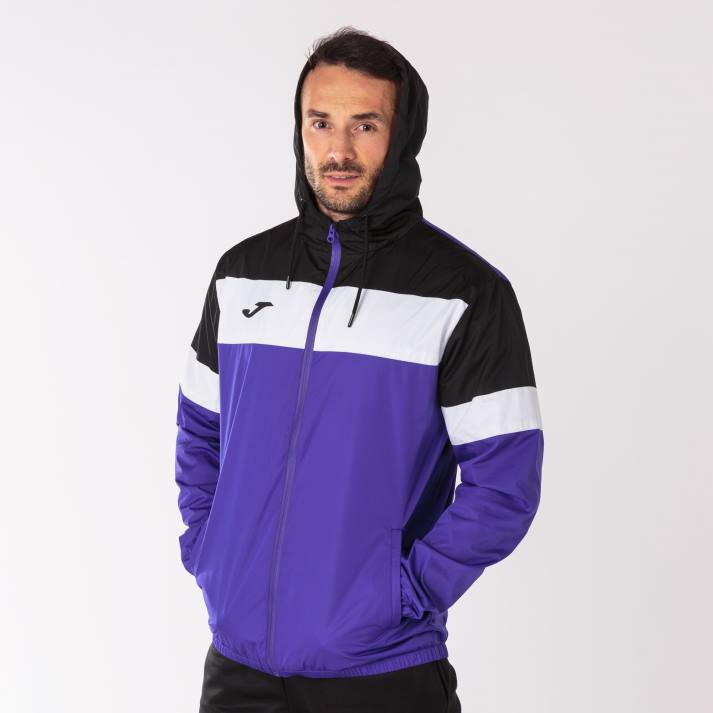 Joma 82P4R943 أسود أرجواني طاقم سترة المطر رابعا رجال