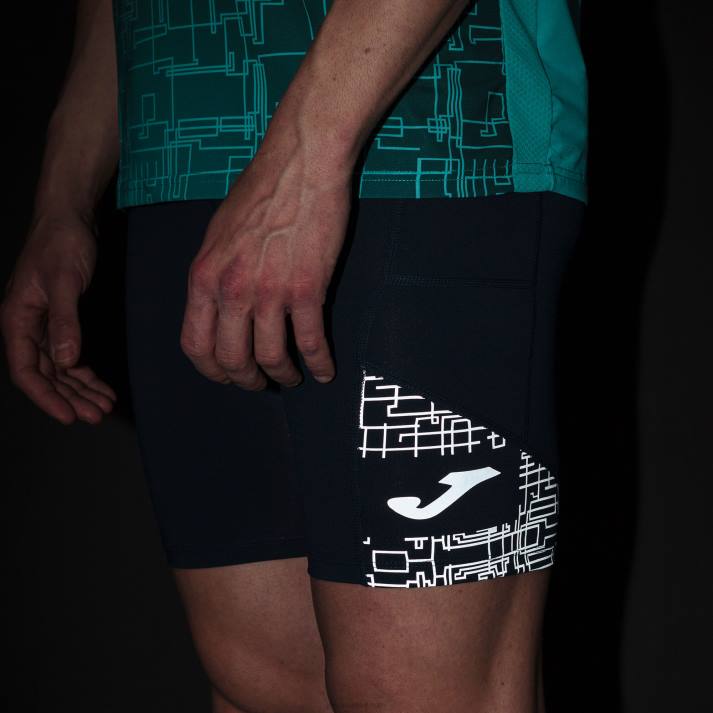 Joma 82P4R952 الأزرق الداكن لباس ضيق قصير النخبة الثامن رجال