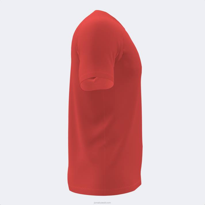 Joma 82P4R955 أحمر قميص قصير الأكمام r-combi رجال