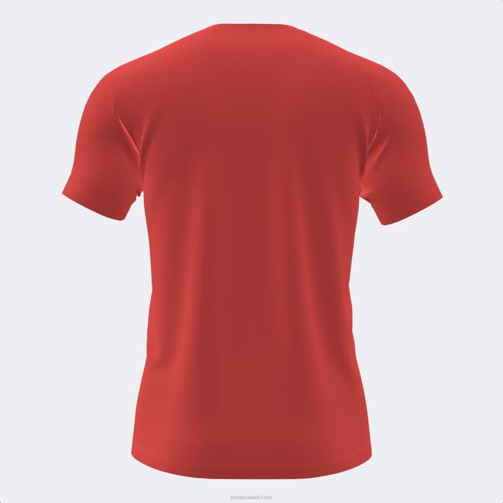 Joma 82P4R955 أحمر قميص قصير الأكمام r-combi رجال