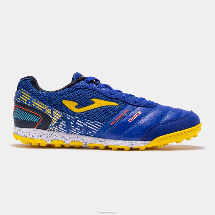 Joma 82P4R95 الأزرق الملكي حذاء كرة القدم مونديال 23 تيرف