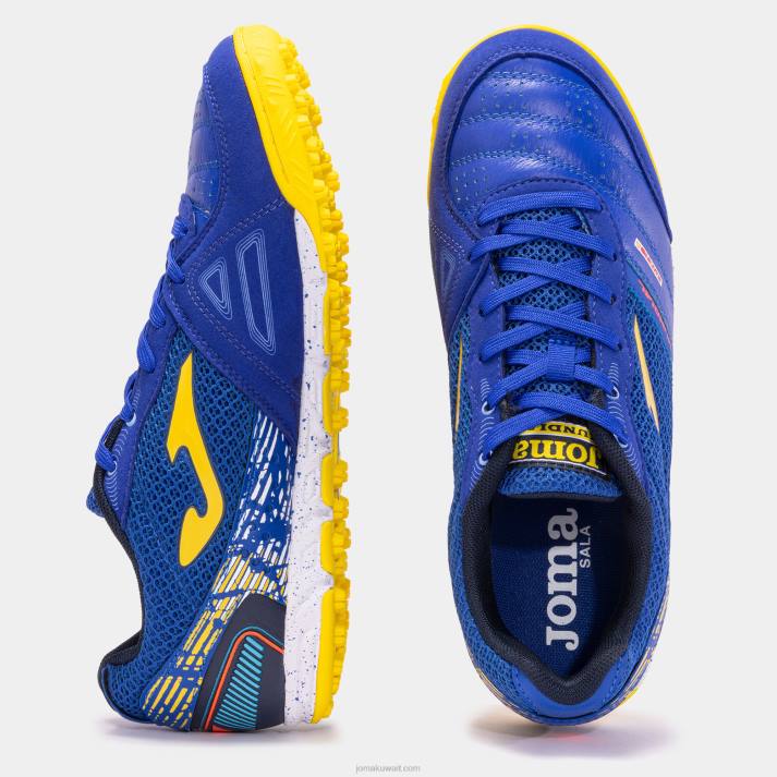 Joma 82P4R95 الأزرق الملكي حذاء كرة القدم مونديال 23 تيرف