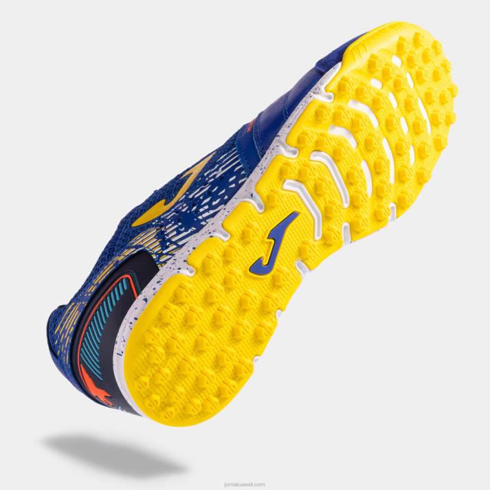 Joma 82P4R95 الأزرق الملكي حذاء كرة القدم مونديال 23 تيرف