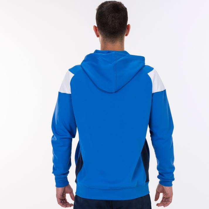 Joma 82P4R971 الأزرق الملكي الأبيض والأزرق الداكن طاقم سترة مقنعين ثالثا رجال