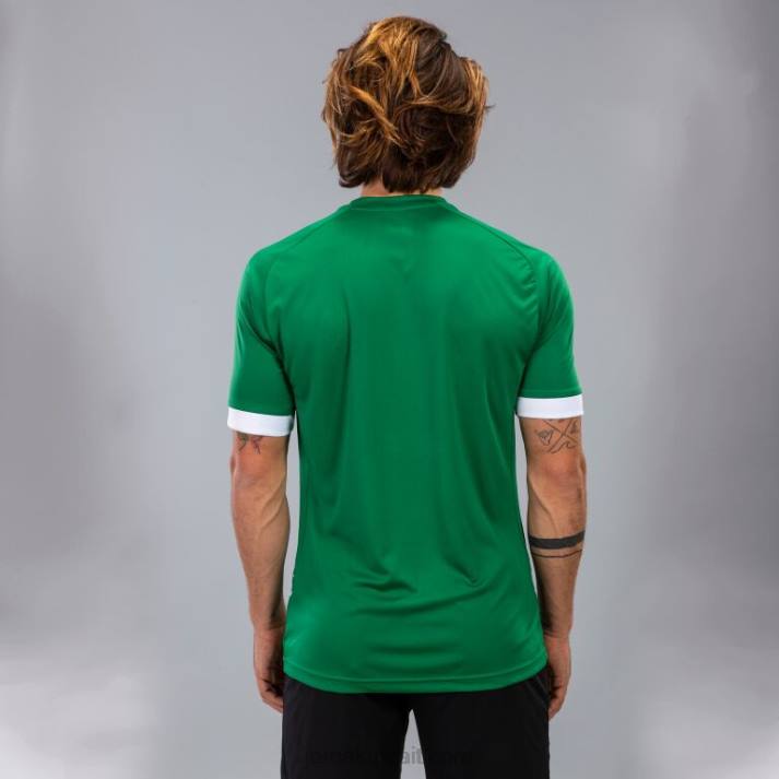 Joma 82P4R974 أبيض أخضر قميص بأكمام قصيرة سوبر نوفا رجال