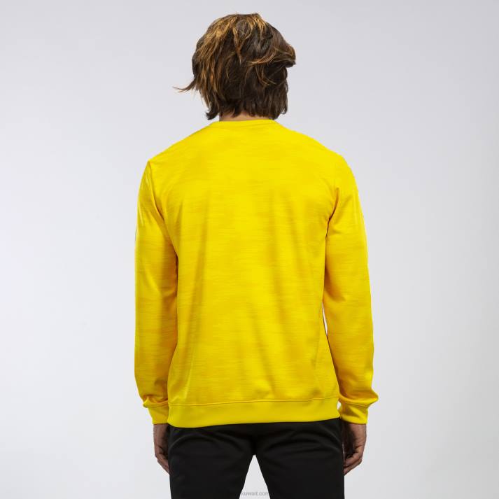 Joma 82P4R976 أصفر جاذبية قميص من النوع الثقيل رجال