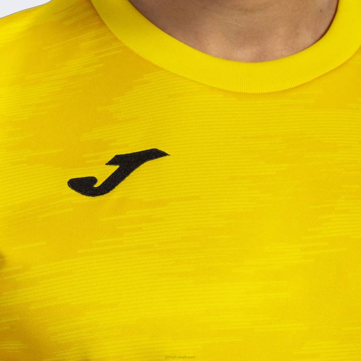 Joma 82P4R976 أصفر جاذبية قميص من النوع الثقيل رجال