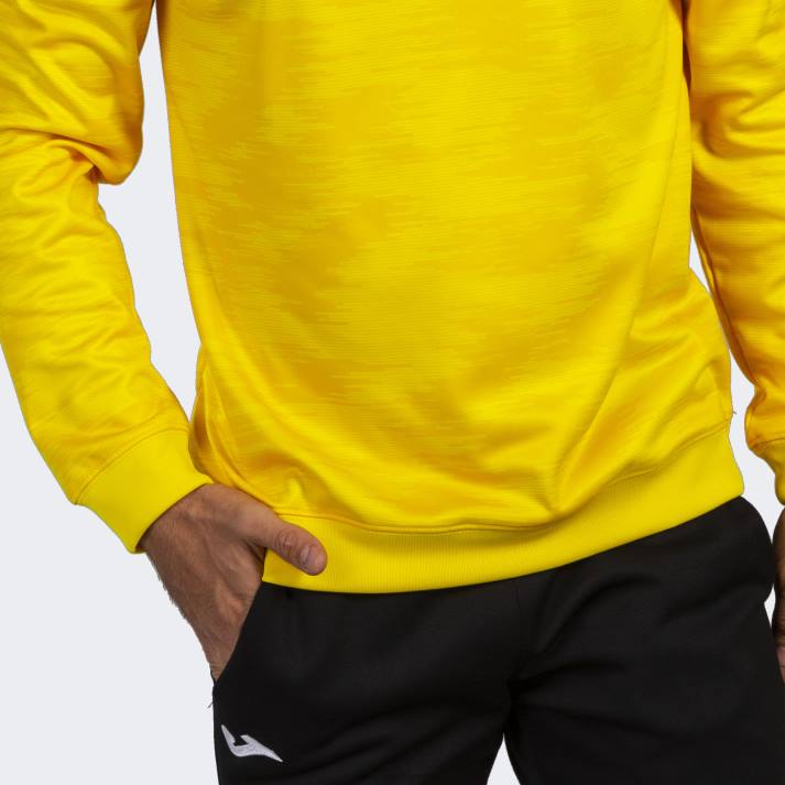 Joma 82P4R976 أصفر جاذبية قميص من النوع الثقيل رجال