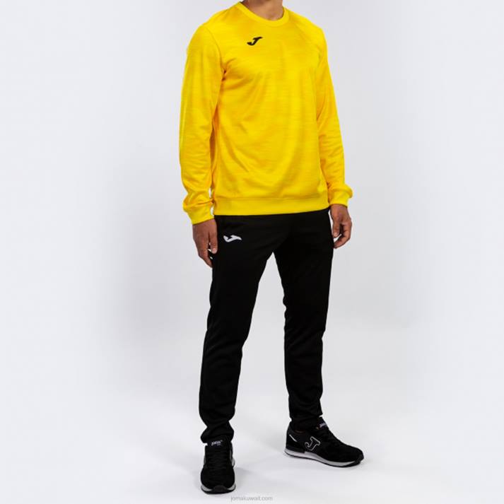 Joma 82P4R976 أصفر جاذبية قميص من النوع الثقيل رجال