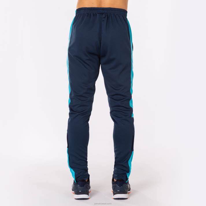 Joma 82P4R987 الأزرق الداكن الفيروز الفلوريسنت بطولة السراويل الطويلة الرابع رجال