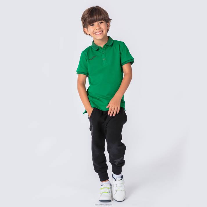 Joma 82P4R995 أخضر قميص بولو قصير الأكمام Bali II رجال